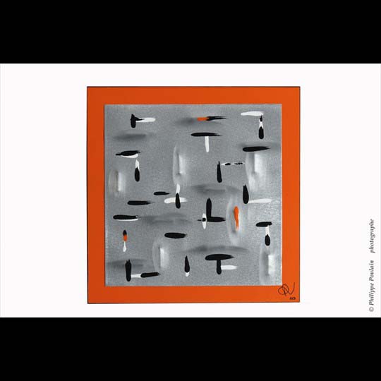 Trio de zinc - 30 x 30 cm